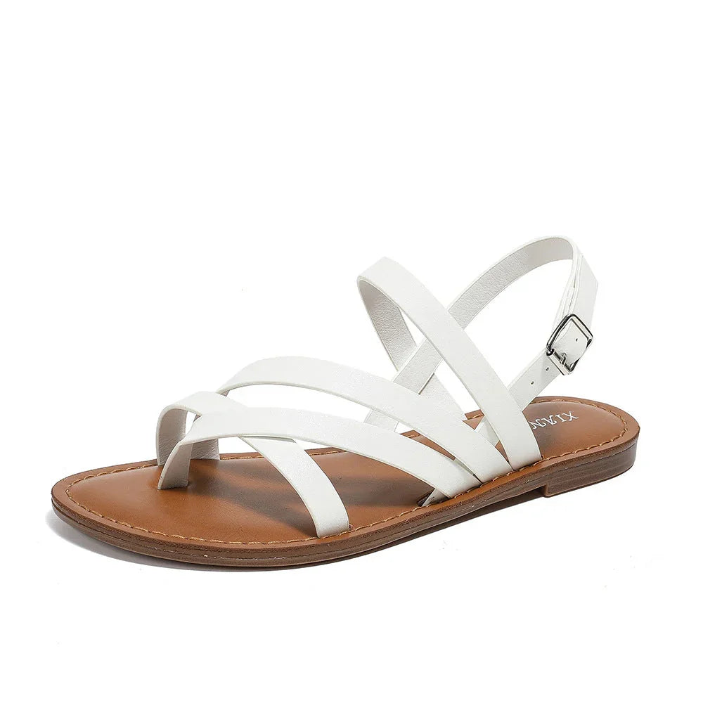 Women's Polyurethane Summer All-match Beach Sandals - VAleG