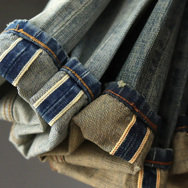 Heavy Retro Jeans Loose Casual Men - VAleG