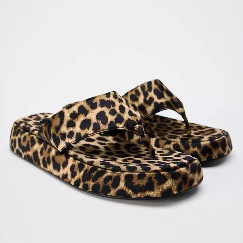 Women's Casual Fashion Flip-flop Platform Flip-flops Sandals - VAleG