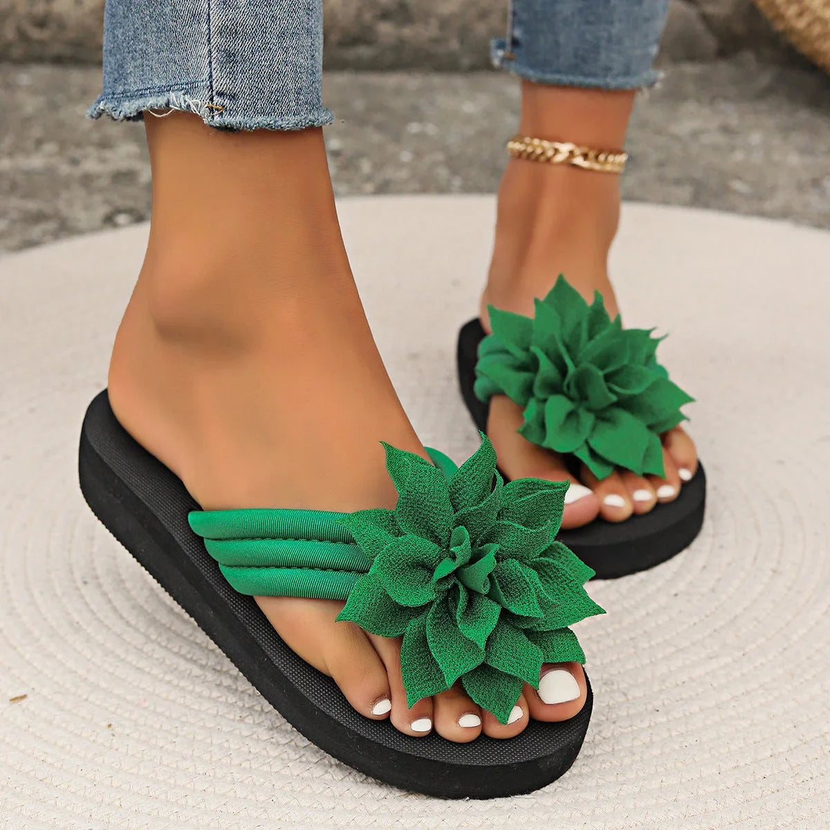 Flip Toe Flip-flops Female Plus-sized Plus-sized - VAleG