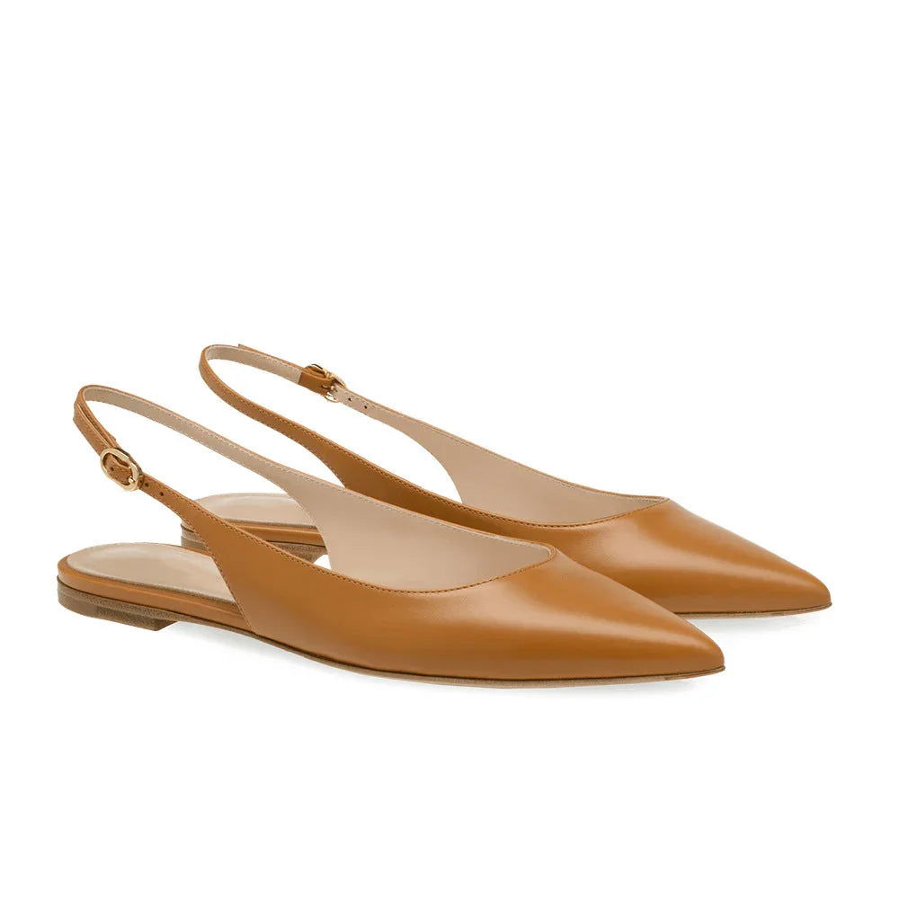Pointed Flat Bottom Stylish Casual Shoes - VAleG