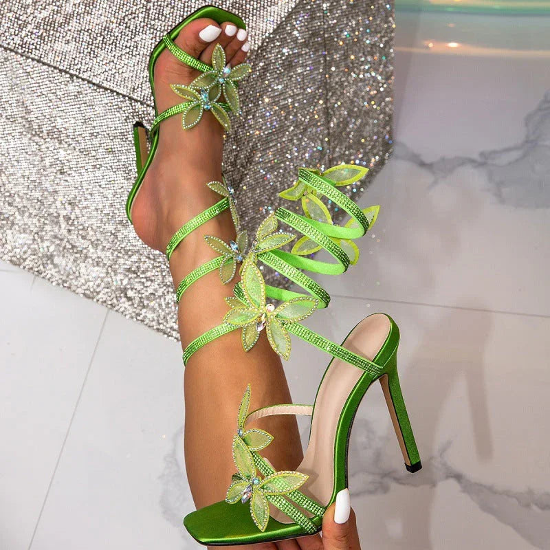 Fashion Personality Bow Stiletto Sandals - VAleG