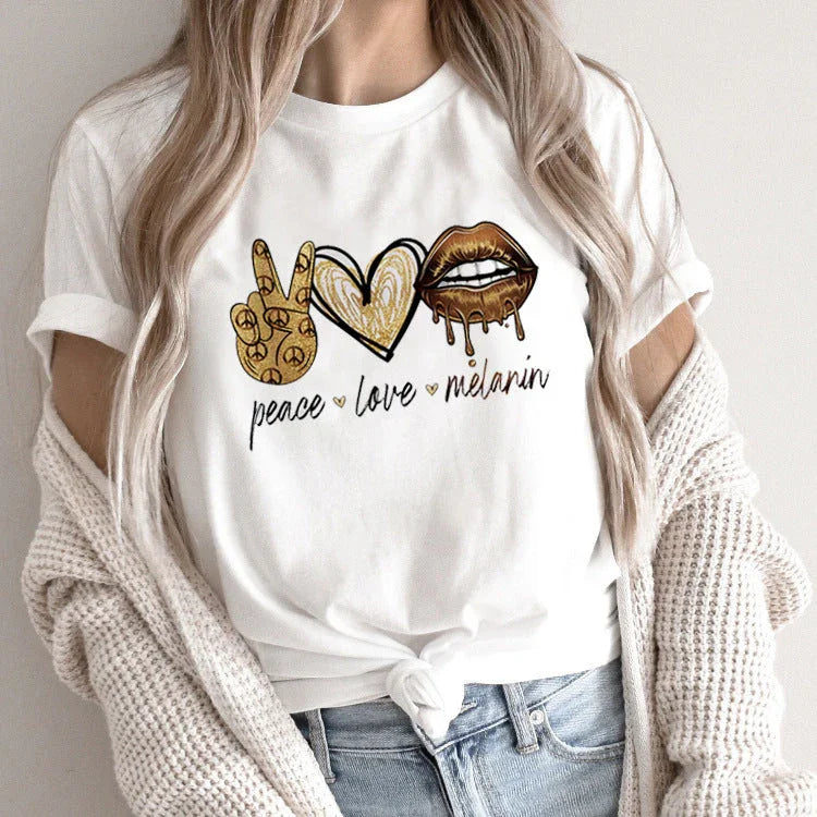 Fashion Personalized T-shirt Women's Short Sleeve - VAleG
