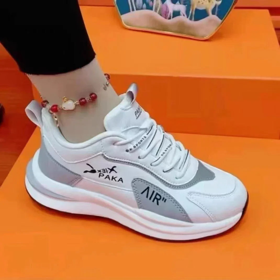 Women's Leather Breathable Soft Bottom Casual Shoes - VAleG