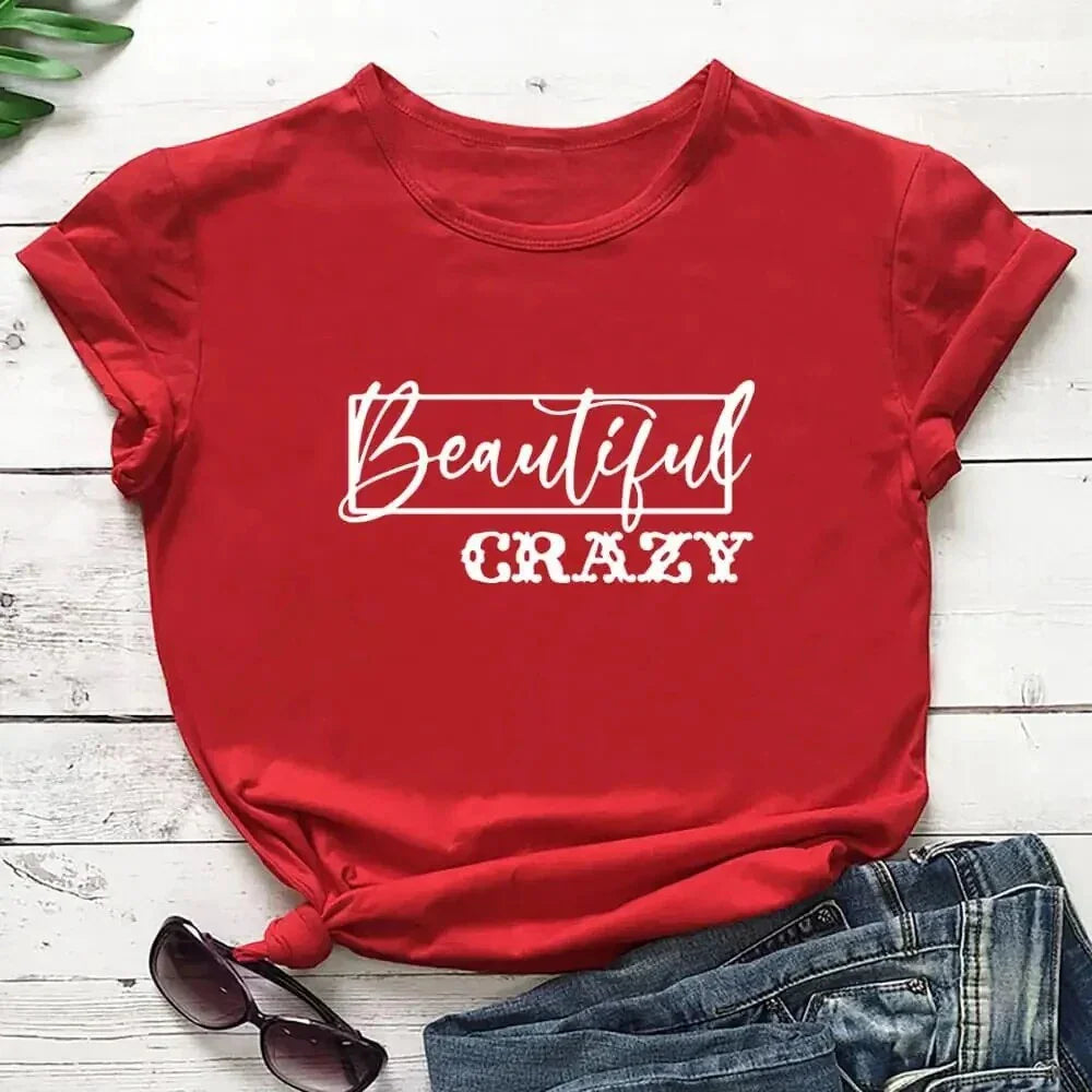 Fashion And Beautiful Printed Female T-shirt - VAleG