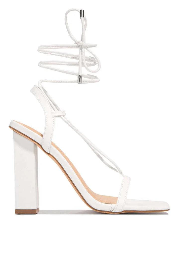 Plus Size Lace-up Leather Rubber Fashion Sandals - VAleG