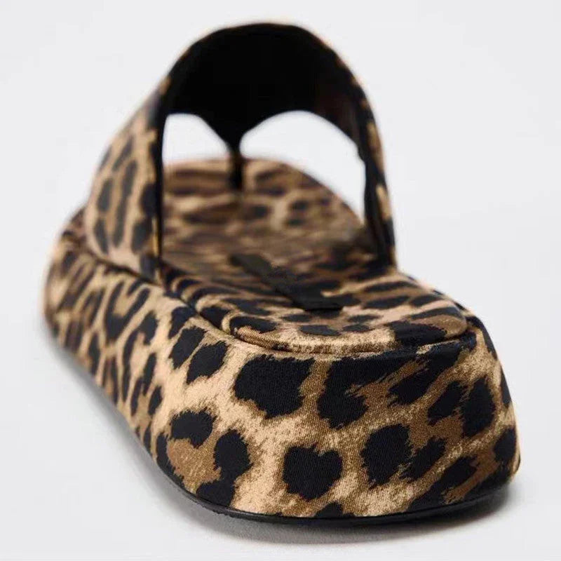Women's Casual Fashion Flip-flop Platform Flip-flops Sandals - VAleG