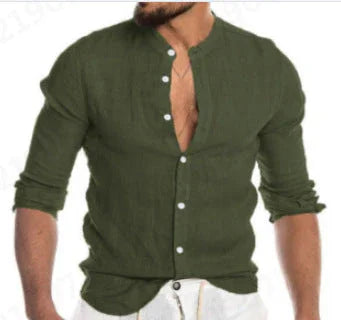 Men's Simple Casual Loose Shirt - VAleG