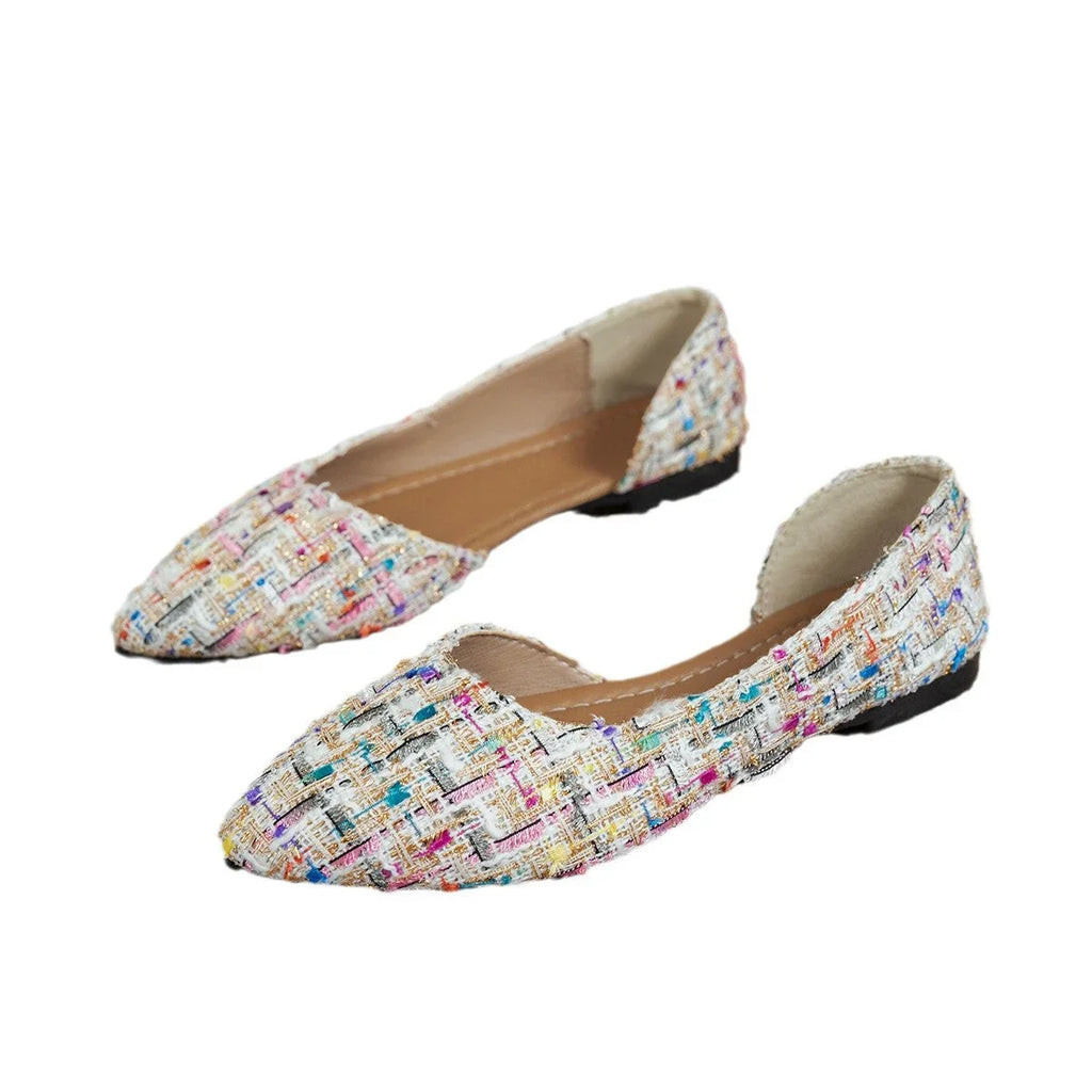 Women's Casual All-match Cloth Cover Low Cut Pumps - VAleG
