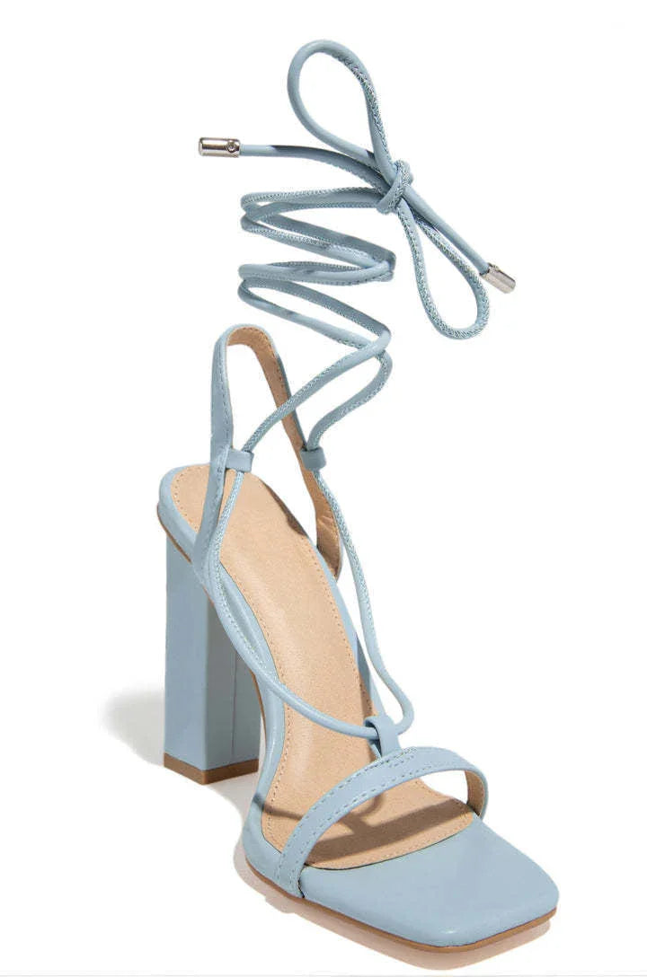 Plus Size Lace-up Leather Rubber Fashion Sandals - VAleG