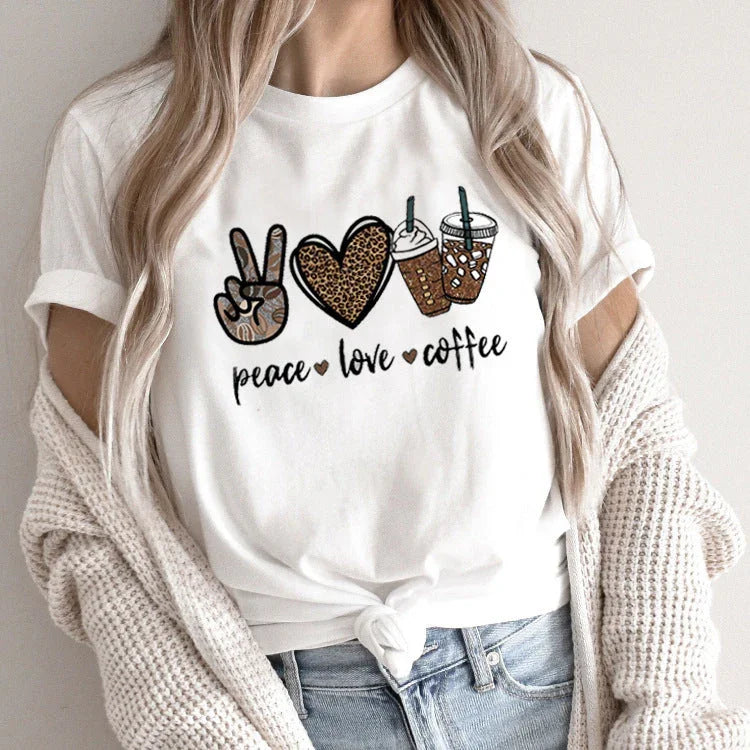 Fashion Personalized T-shirt Women's Short Sleeve - VAleG