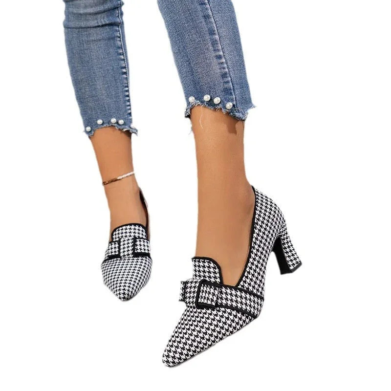 Women's Casual Fashion All-matching High Heels - VAleG