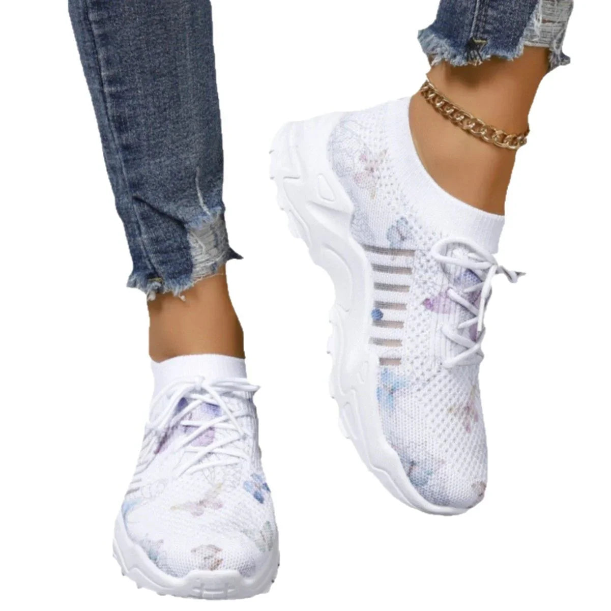 Flying Woven Shoes All-match Non-slip Wear-resistant Sneakers - VAleG