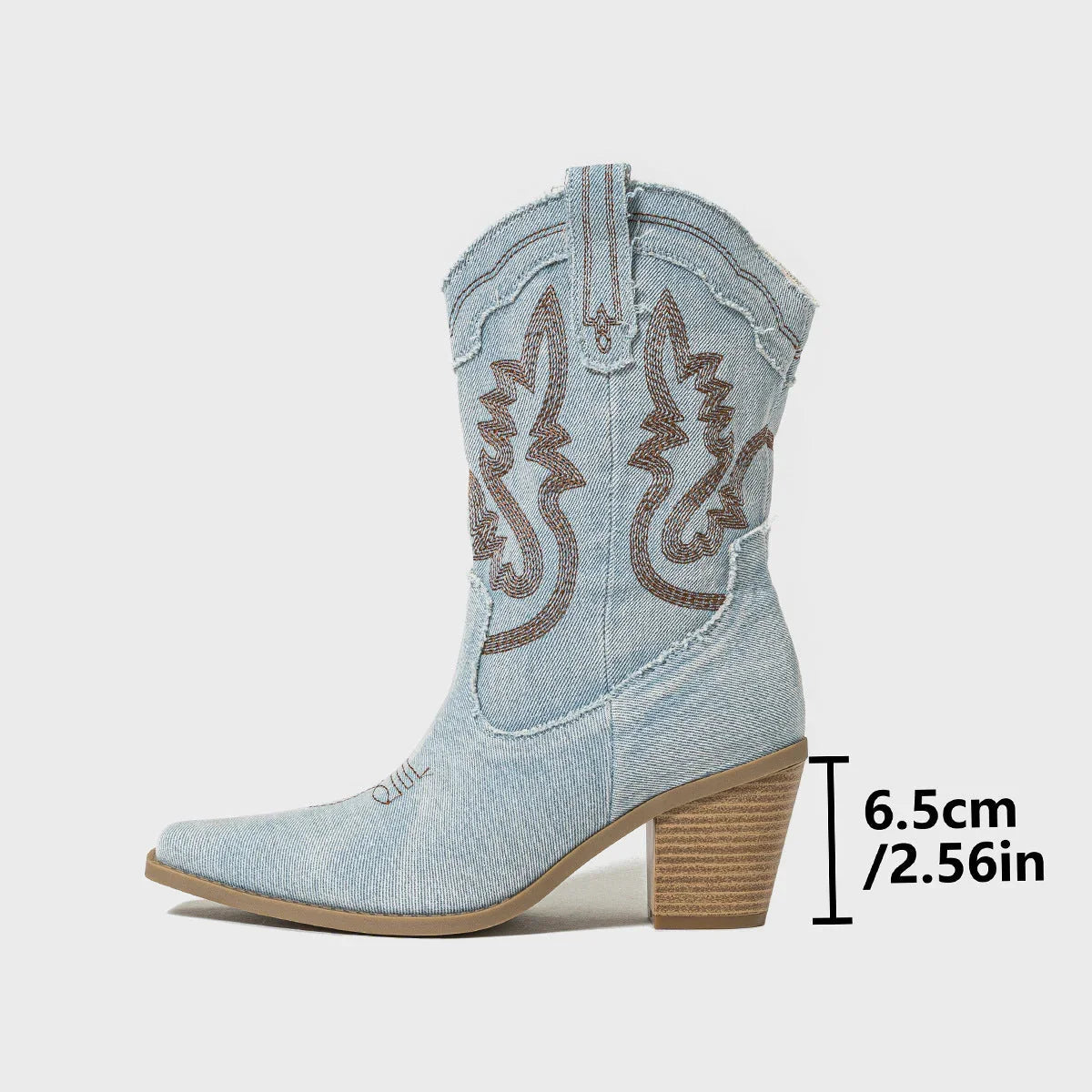 Fashionable Chunky Heel Women's Boots - VAleG