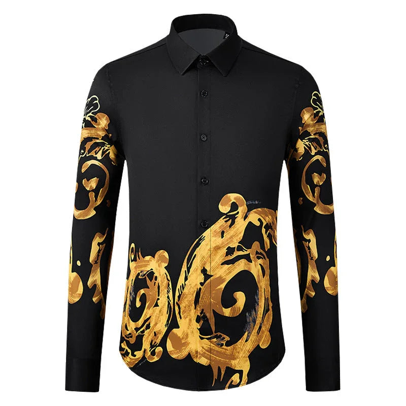 Business Casual Anti-wrinkle Non-ironing Slim-fit Long-sleeved Shirt - VAleG