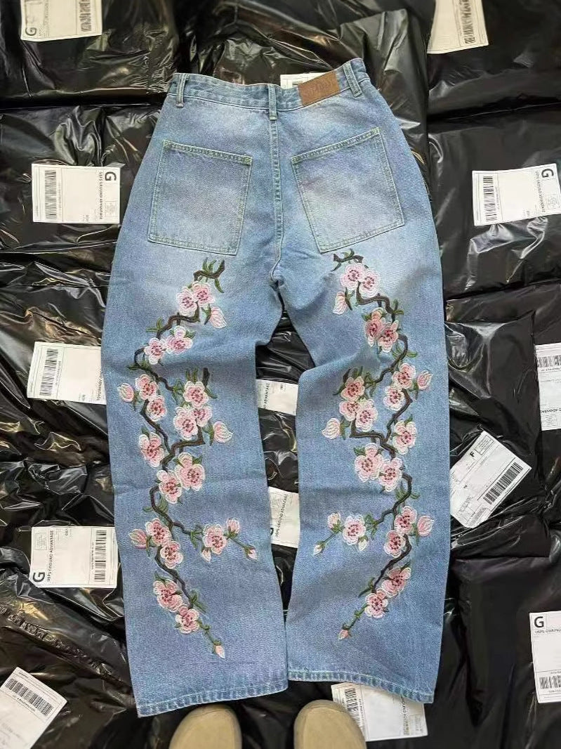 American Retro Washed Summer New Casual Loose Trousers - VAleG