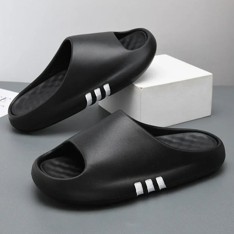 Home Deodorant Flip-flops Leisure Thick Bottom Wear-resistant Beach Shoes For Men - VAleG