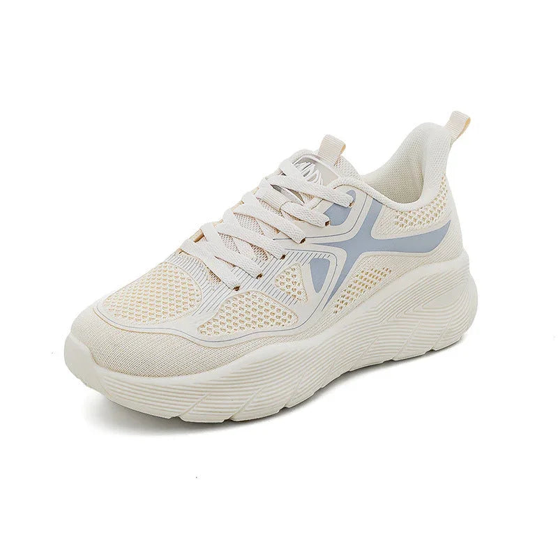 Rubber Cloth Men's And Women's Breathable Running Shoes - VAleG