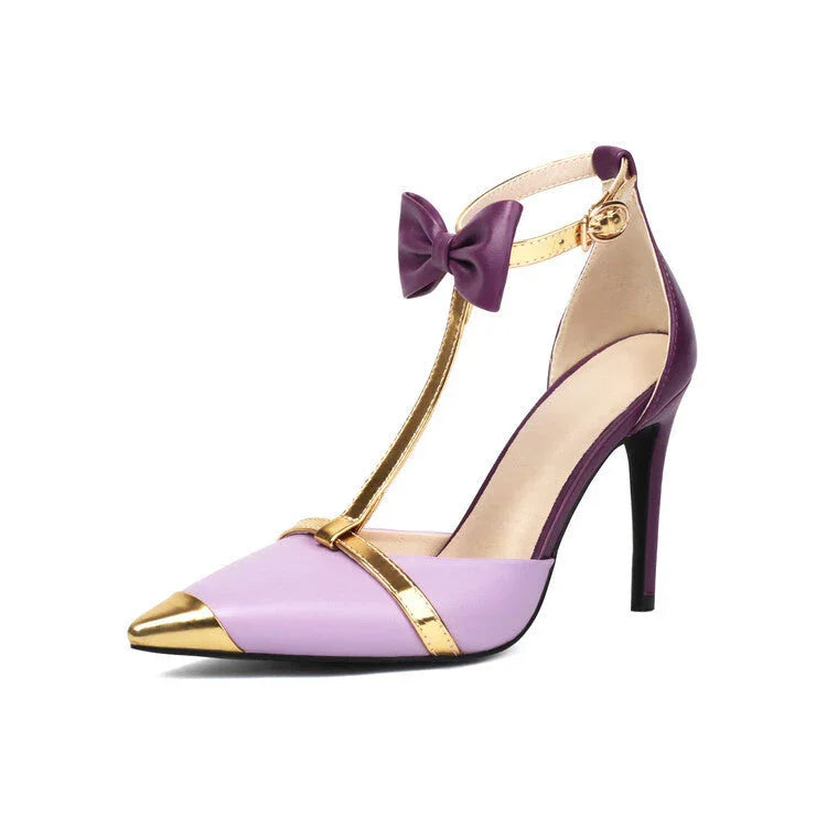 Plus Size Closed Toe High Heel Sandals Women's Shoes - VAleG
