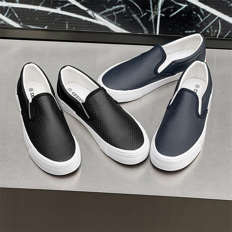 Men's And Women's Korean-style Couple Sports Breathable One Pedal Sneakers - VAleG