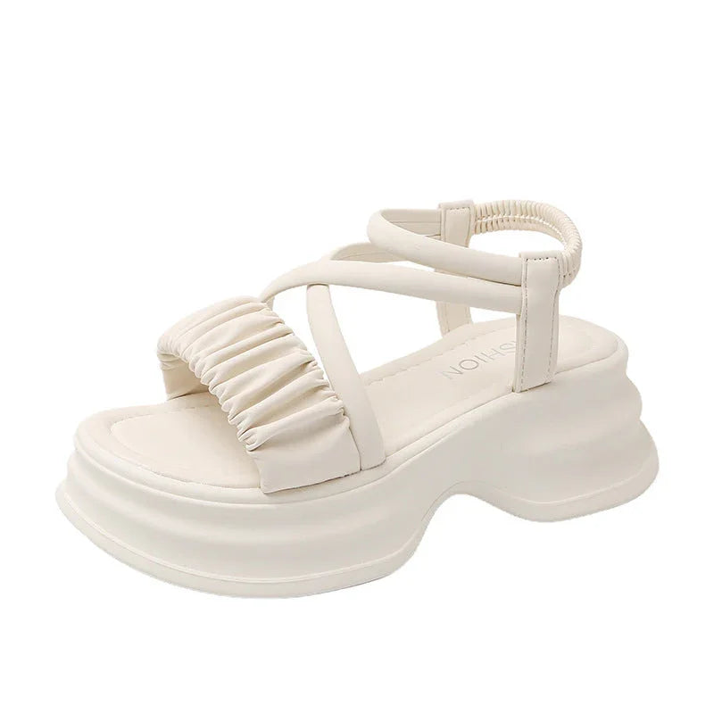 Platform Platform Summer Open Toed Roman Beach Shoes - VAleG