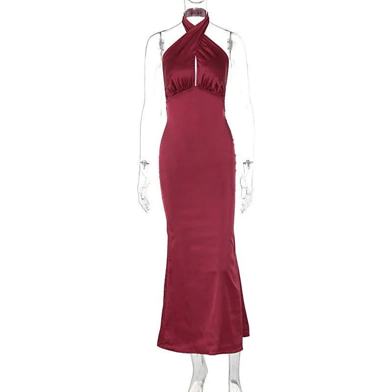 Summer Fashion Elegant Backless Sleeveless Dress - VAleG
