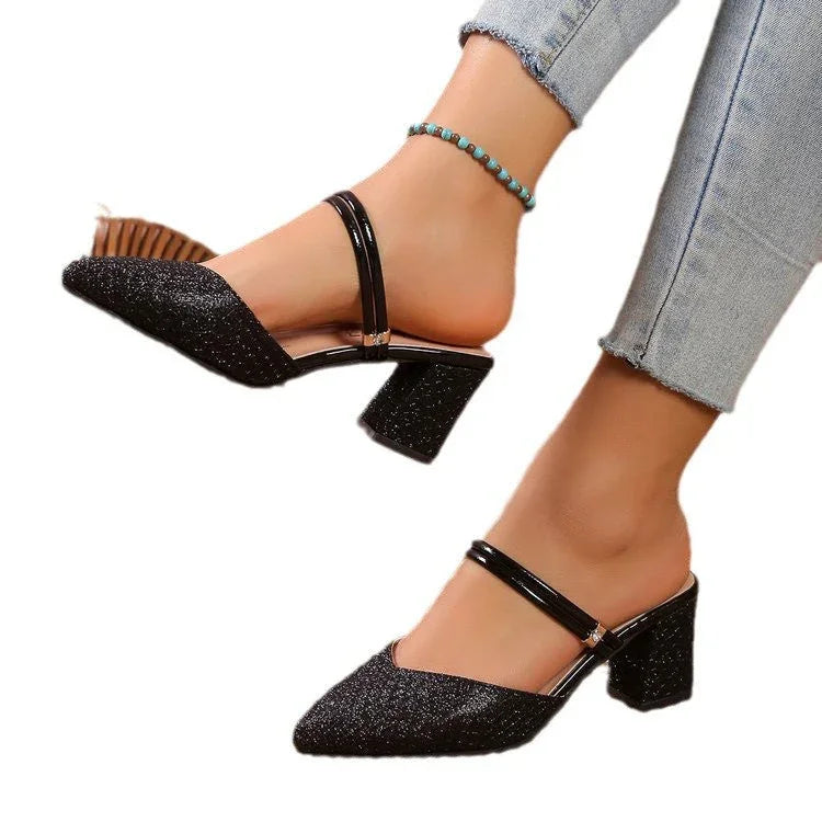 Women's Fashion New High Heel Sandals - VAleG