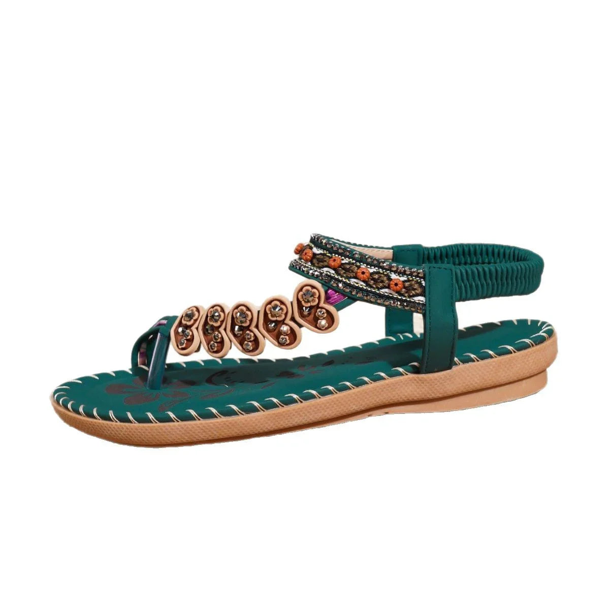 Bohemian Daily Casual Summer Rhinestone Sandals - VAleG