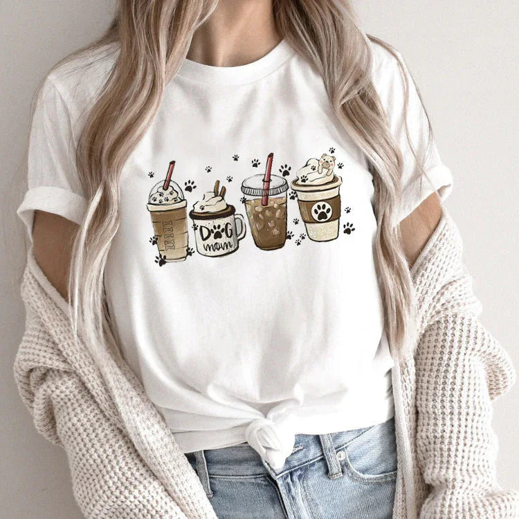 Fashion Personalized T-shirt Women's Short Sleeve - VAleG