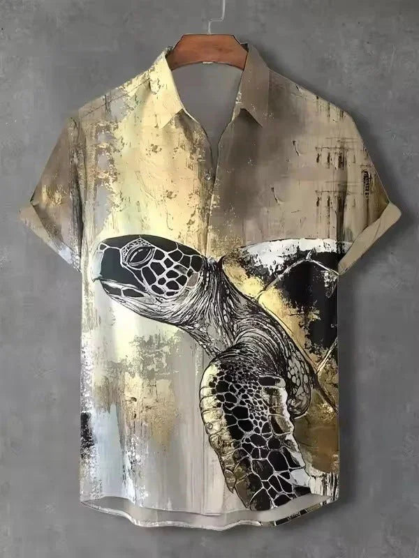 Fashion Personality Men's Art Pattern Shirt - VAleG