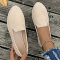 Women's Leisure Thin Shoes Low-cut Flat Round Head - VAleG