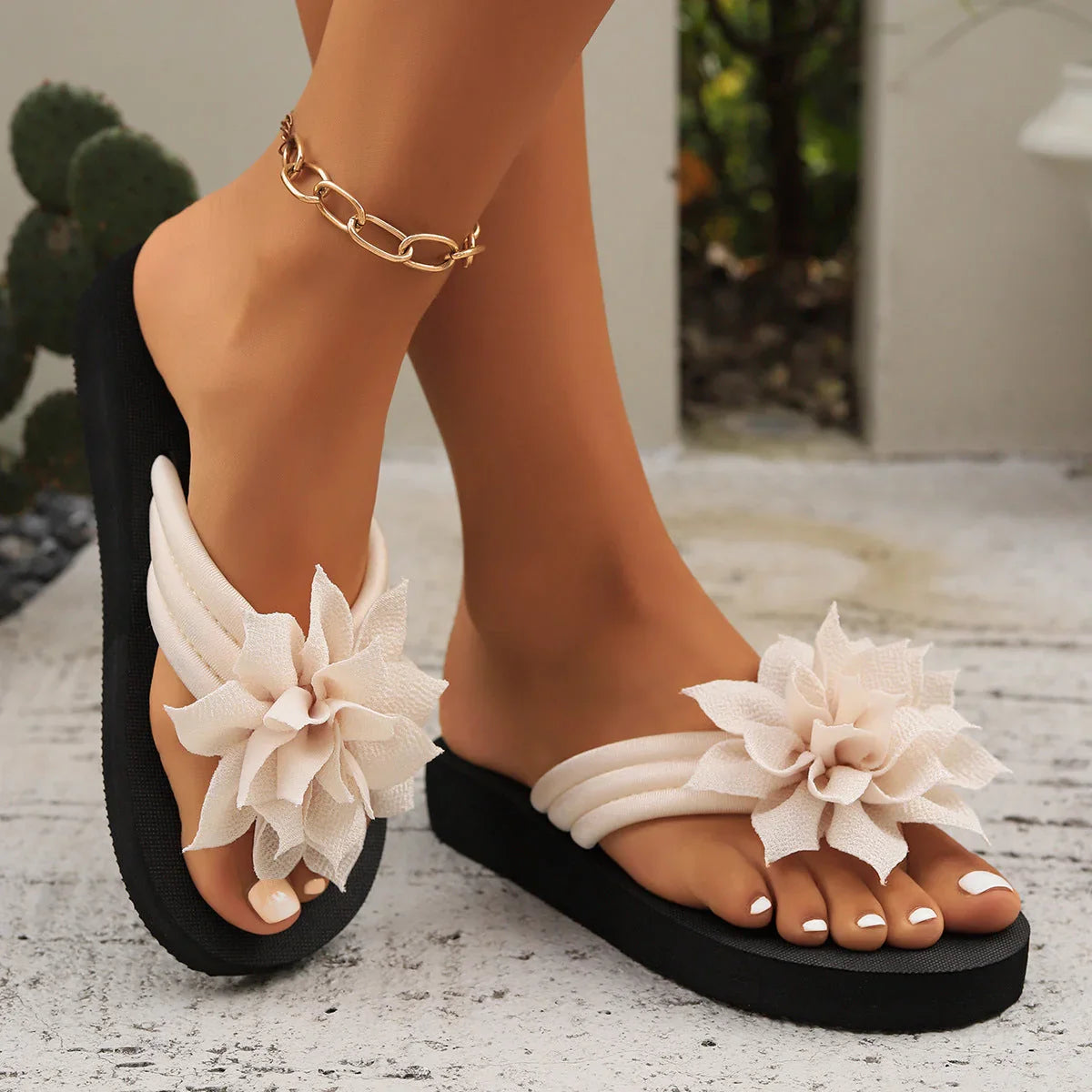 Flip Toe Flip-flops Female Plus-sized Plus-sized - VAleG