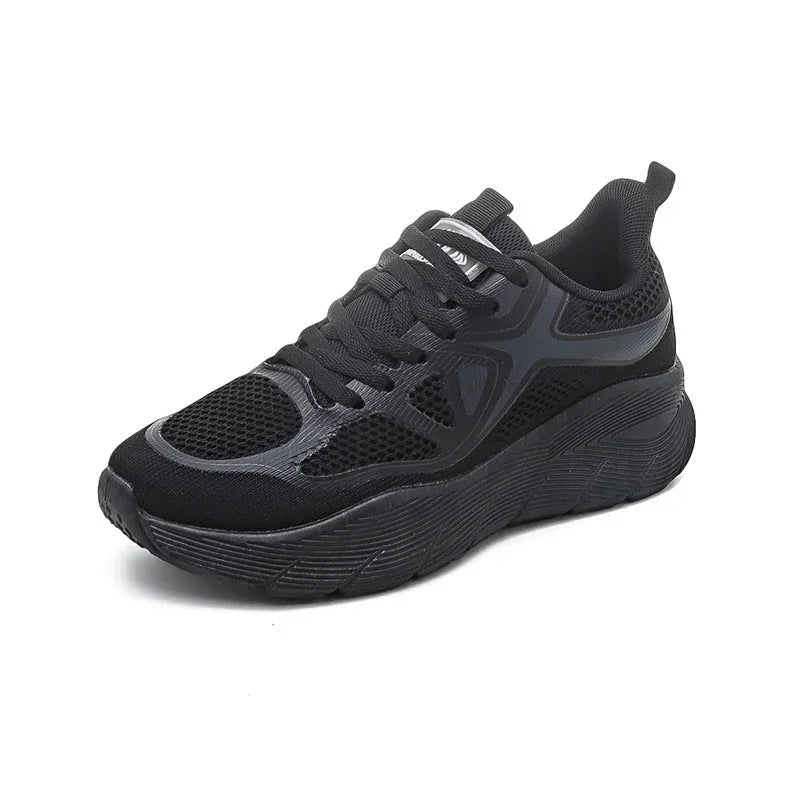 Rubber Cloth Men's And Women's Breathable Running Shoes - VAleG