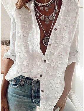 Ethnic Style Fashion Personalized Women's Shirt VAleG