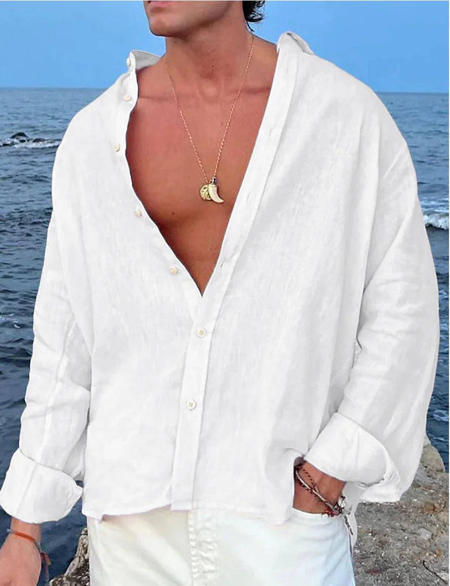 Men's Outdoor Daily Shirts, Holiday Streetwear, Basic Casual - VAleG