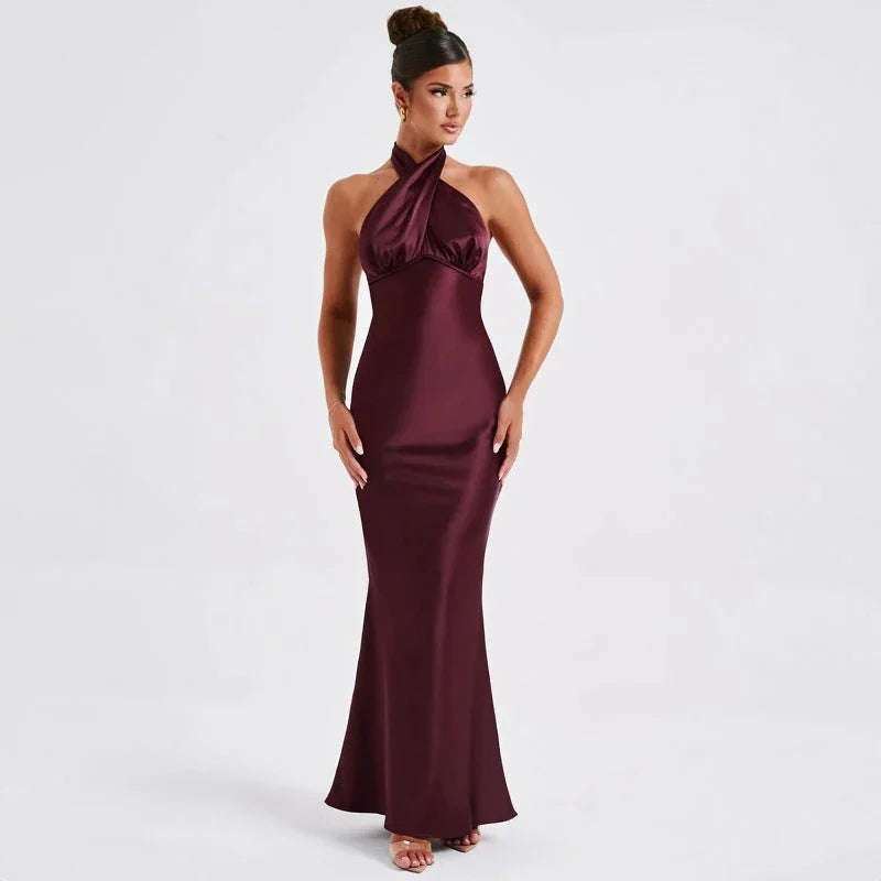 Summer Fashion Elegant Backless Sleeveless Dress - VAleG