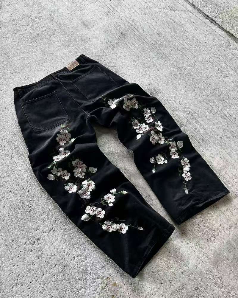 American Retro Washed Summer New Casual Loose Trousers - VAleG