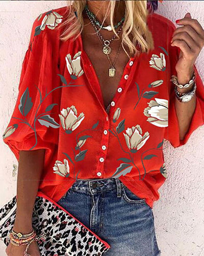 Ethnic Style Fashion Personalized Women's Shirt VAleG