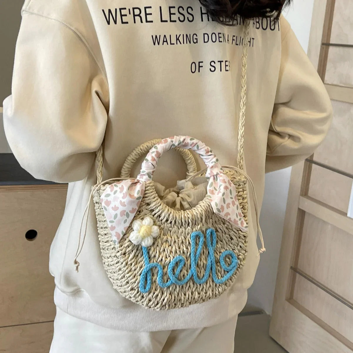Fashion Personalized Women's Vacation Beach Handbag - VAleG