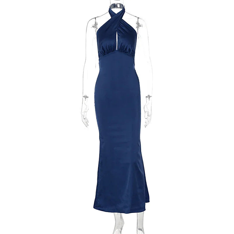 Summer Fashion Elegant Backless Sleeveless Dress - VAleG