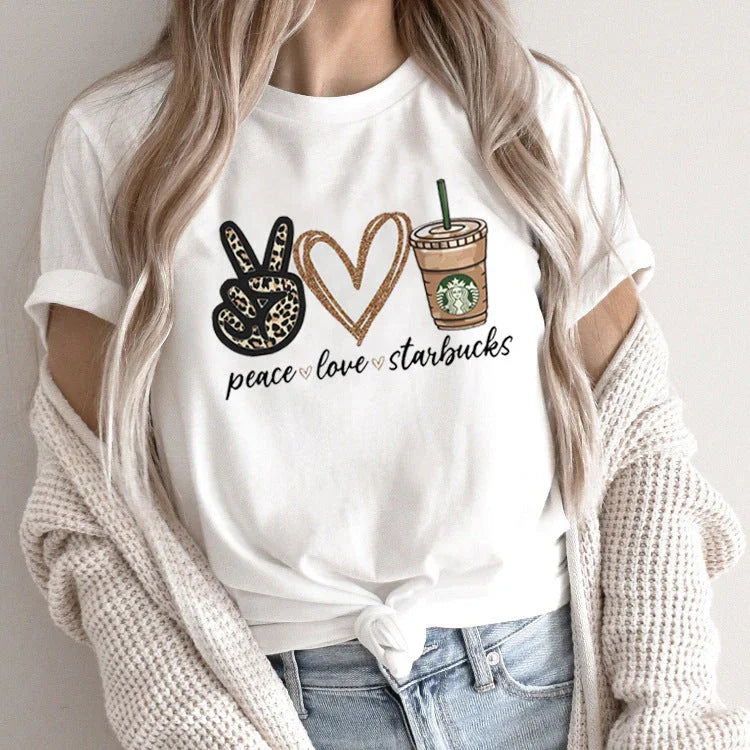Fashion Personalized T-shirt Women's Short Sleeve - VAleG