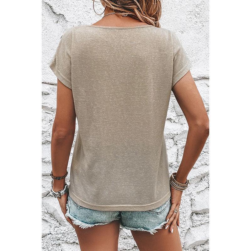 Summer Leisure Commute All-matching Top For Women - VAleG