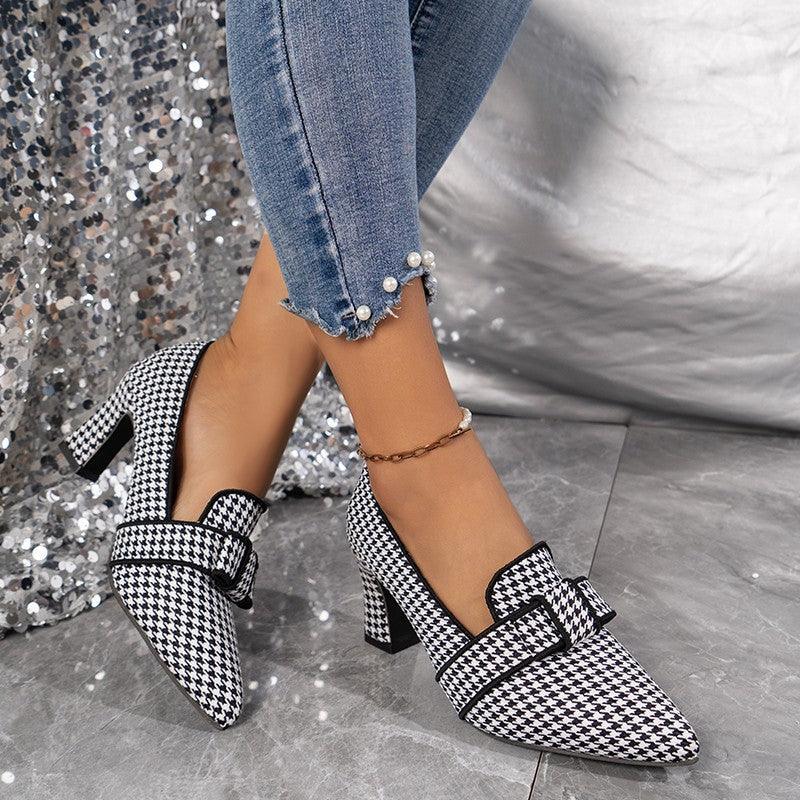 Women's Casual Fashion All-matching High Heels - VAleG