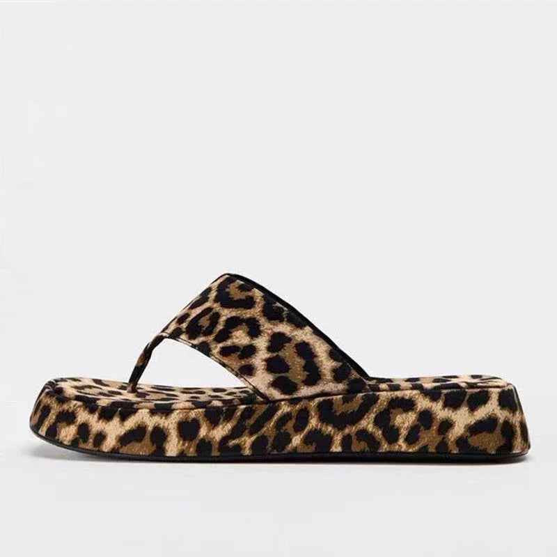 Women's Casual Fashion Flip-flop Platform Flip-flops Sandals - VAleG