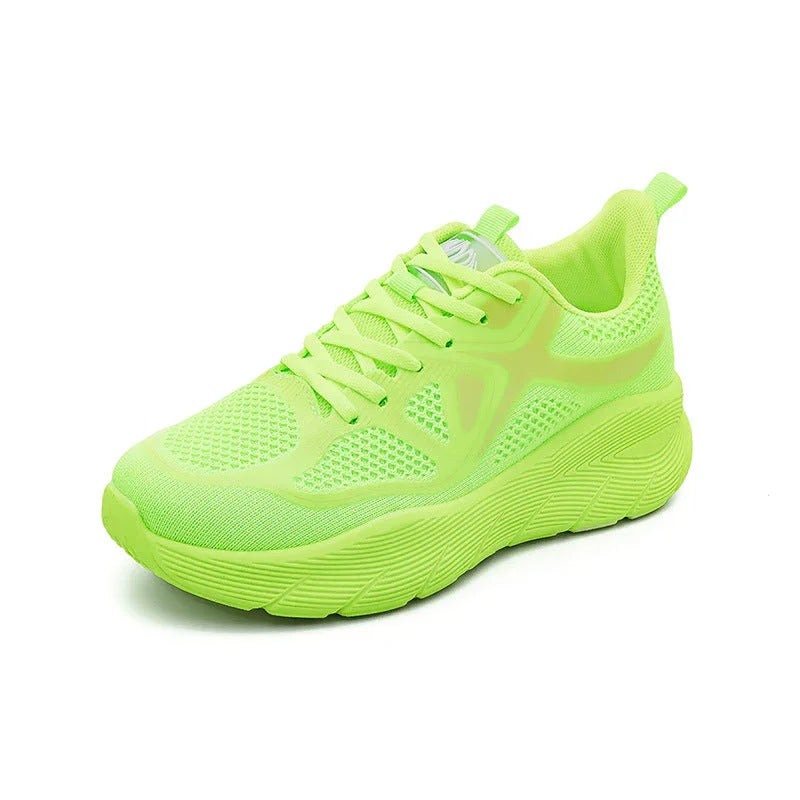 Rubber Cloth Men's And Women's Breathable Running Shoes - VAleG
