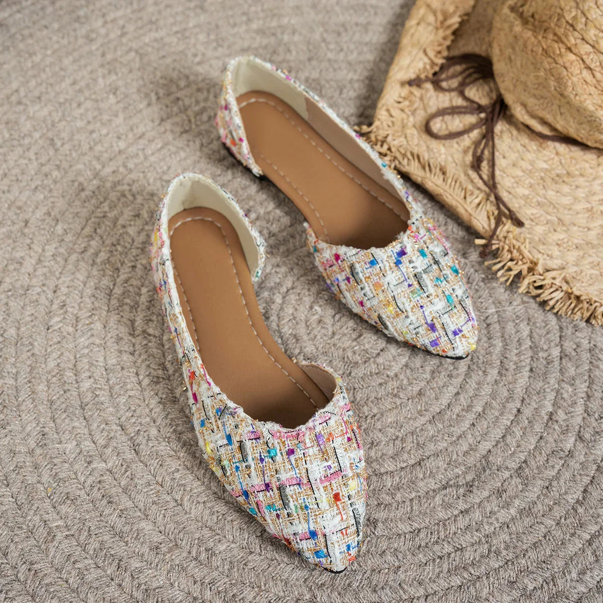 Women's Casual All-match Cloth Cover Low Cut Pumps - VAleG
