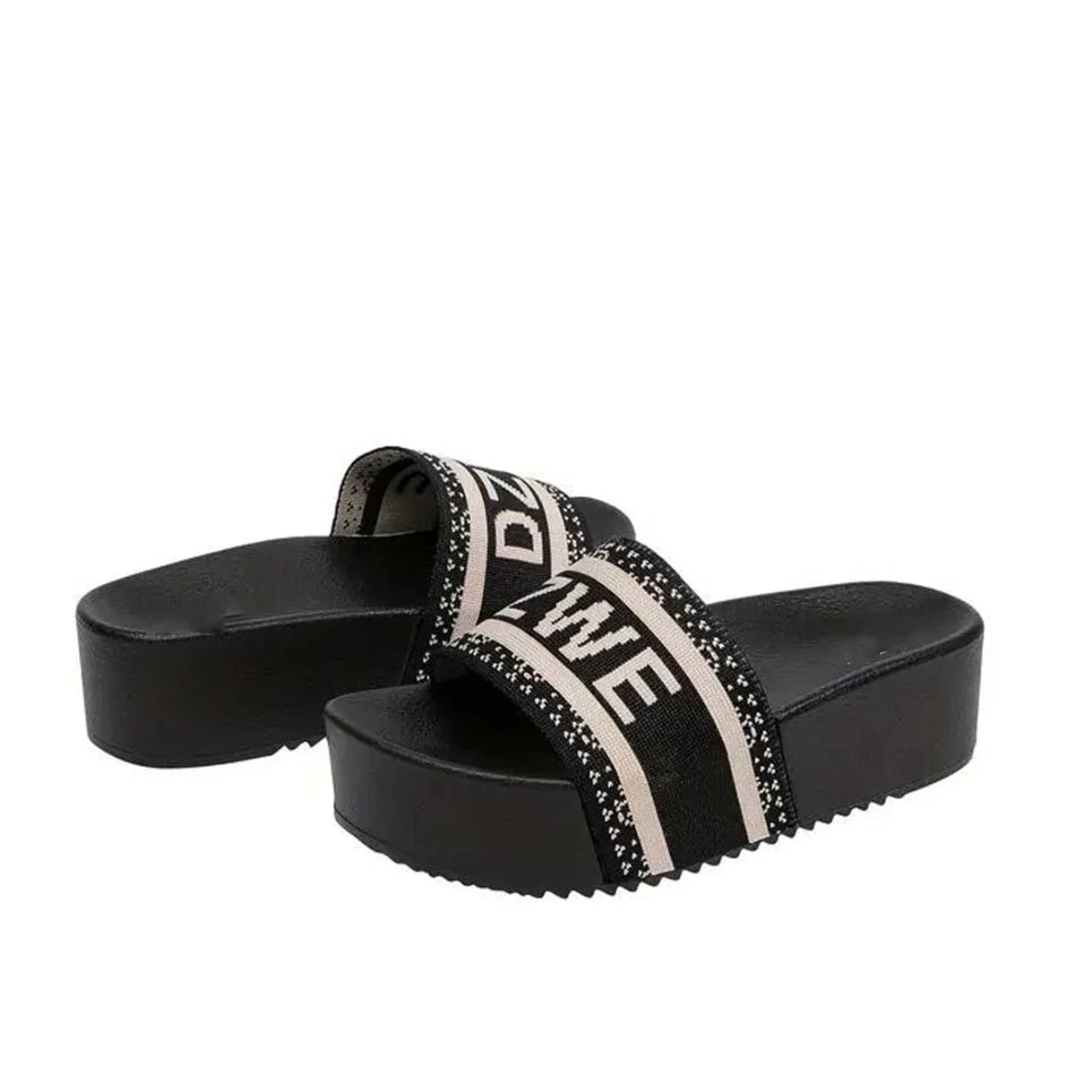 High-end Fashion French Beach Vacation Platform Women's Sandals Slippers - VAleG