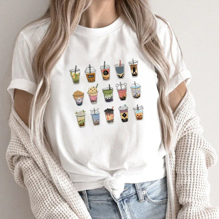 Fashion Personalized T-shirt Women's Short Sleeve - VAleG