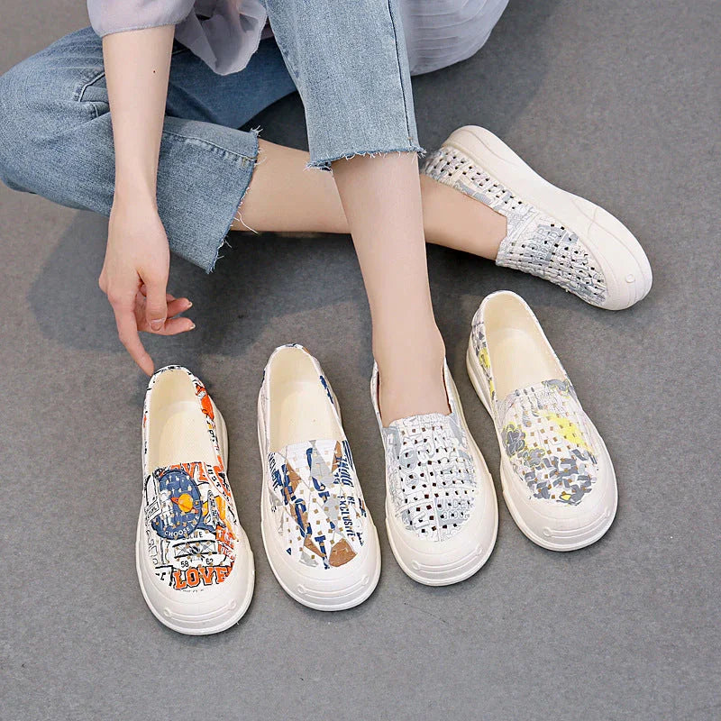 Soft Bottom Mesh Casual Breathable Waterproof Beach Shoes - VAleG