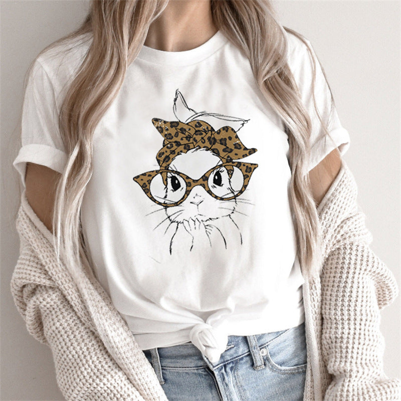 Fashion Personalized T-shirt Women's Short Sleeve VAleG